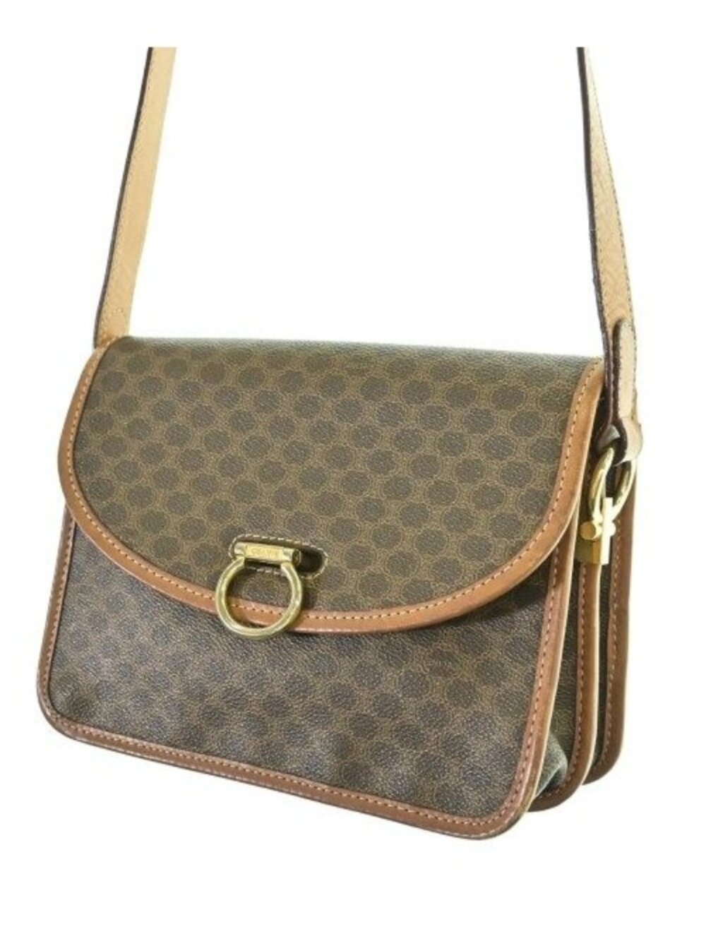 Celine Macadam Pattern Shoulder Bag - Picture 6 of 13